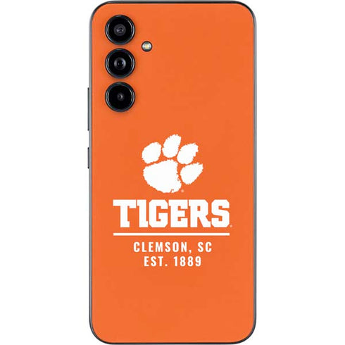 Clemson University Tigers Est 1889 Orange Galaxy A54 5G Skin